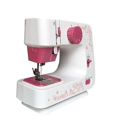 Handheld Sewing Machine, Portable Sewing Machine, 12 Stitch Multi-Function Sewing Machine, Perfect For Beginners, Forward and reverse sewing Accessory Kit Family Home Travel (Color : Pink)