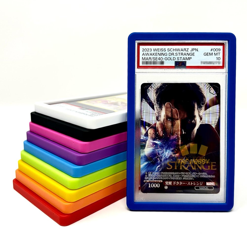 The Hobby Lair Bumper Guard for PSA Graded Cards ONLY | Shield Your Slabs! | Ultimate Edge Protector Bumper | 1 Pack Blue