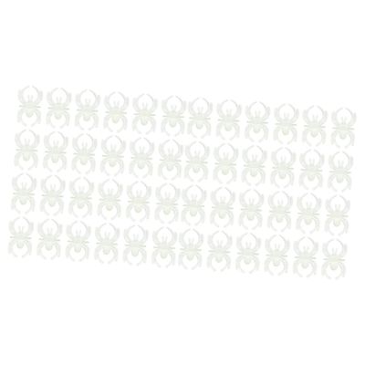 ibasenice Spider Rings 288 Pcs Cupcake Decor Cupcake Toy Trick or Treat Ring Creative Spider Shape Toys Diamond s Halloween Costume Apparel White Luminous Child