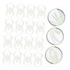 ibasenice Spider Rings 288 Pcs Cupcake Decor Cupcake Toy Trick or Treat Ring Creative Spider Shape Toys Diamond s Halloween Costume Apparel White Luminous Child view 3