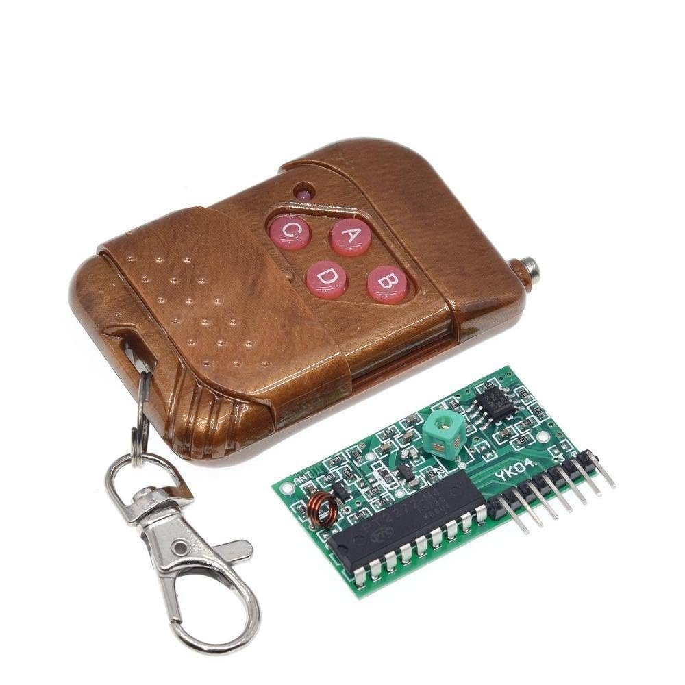 1Set IC 2262/2272 4 Channel 315Mhz Key Wireless Remote Control Kits Receiver Module for arduino