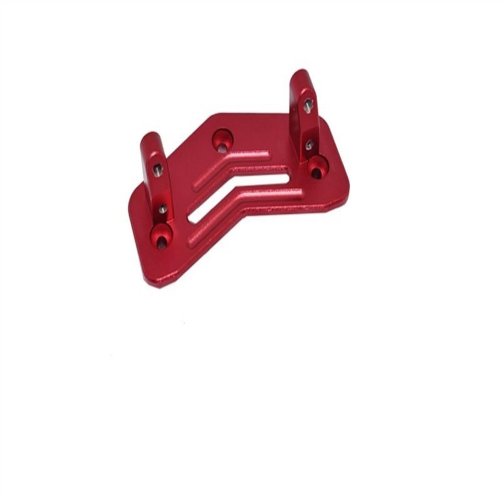 ALBARAY Upgrade Parts Compatible with LOSI for LMT for 4WD 1/8 Solid AXLE Truck LOS04022 Metal Aluminum Alloy Servo Fixed Seat Servo Mount Base LOS241036/LOS24400 (Color : 2)