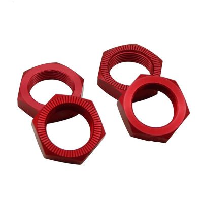 ALBARAY Upgrade Parts for HPI for ROFUN for BAHA for ROVAN for KM for Baja 5B 5T 5SC Alloy CNC Upgrade 24mm Front Rear Wheel Nut Kit Fit for 1/5 Rc Car Toys Games Parts (Color : 1)