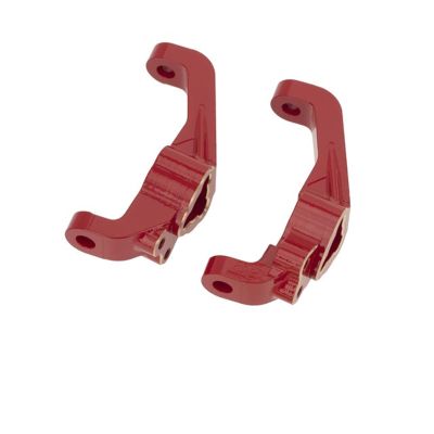 ALBARAY Upgrade Parts Compatible with REDCAT GEN8 V1 V2 for Scout II 1/10 Scale Brass C-hub Front Outer Portal Housing Rear Axle Carriers Gear Cover RC Crawler Parts (Color : Red, Size : 1)
