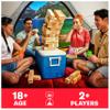 Spin Master Games, Happy Hour Tower, Giant Jumbling Wooden Blocks, Bachelorette Party Game, Galentine's Day Party Game, for Ages 18 & Up view 2