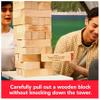 Spin Master Games, Happy Hour Tower, Giant Jumbling Wooden Blocks, Bachelorette Party Game, Galentine's Day Party Game, for Ages 18 & Up view 4