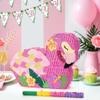 WERNNSAI Flamingo Piata - Pink Piata Bundle with Blindfold and Bat for Girls Kids Tropical Flamingo Theme Birthday Party Supplies Summer Pool Party Decorations for Fiestas Baby Shower view 3