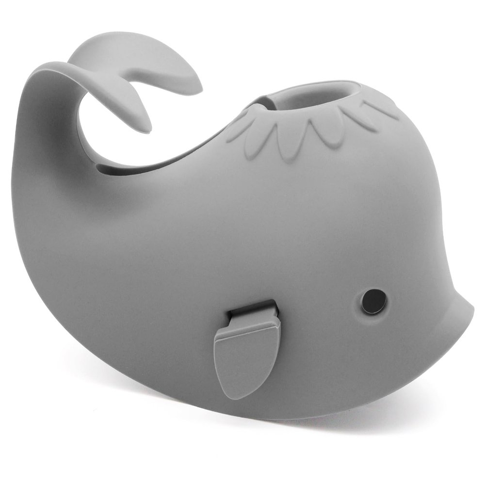 Baby Bathtub Faucet Cover, Baby Safety Protection Silicone Toys, Bath Spout Cover Baby Bathtub, Faucet Cover Baby Bathtub Silicone Whale for Kids, Toddler, Infant, Gifts for Children