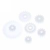 58pcs/Bag J293Y Plastic 0.5 Module Gears White Micro DC Motor Toys Gears DIY Combination Parts view 3