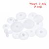 58pcs/Bag J293Y Plastic 0.5 Module Gears White Micro DC Motor Toys Gears DIY Combination Parts view 4