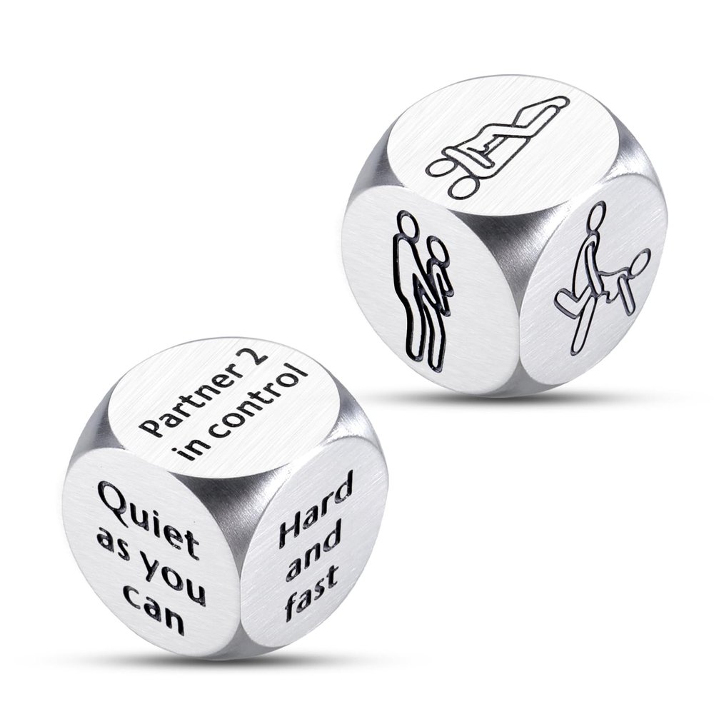 11th Anniversary Steel Gifts for Him Her Date Night Dice for Couple National Boyfriend Day Gifts 11 Year Anniversary Wedding Gifts for Couples Wedding Registry Ideas Newlywed Bridal Shower Gifts