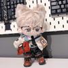 niannyyhouse 20cm Plush Doll Clothes Coat White Shirt Tie Pants Backpack Glasses Leather Shoes Jacket Outfit 8in Doll Dress Up view 3