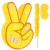 Waenerec Hippie Pinata with Stick & Blindfold Daisy Flower Mexican Pinata Game for Girl Groovy Birthday Party Decorations Supplies view 1