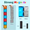 AFUNX Magnetic Tiles, 102PCS Magnet Building Blocks with 2 Cars, 3D Diamond Magnetic Blocks, Construction Stem Toys for Kids, Educational Toys for Boys Girls Ages 3 4 5 6 7 8 (102 PCS) view 3