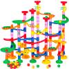LovesTown Marble Run Toys, 133PCS Marble Maze Game for Kid, Construction Building Blocks Toys with Marbles, for Kids and Parent-Child Games, Classroom Valentines Exchange Gifts, Birthday Gift for Kids view 1