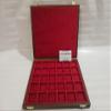 Wooden Box for Coins Medals 30 Boxes 40 x 40 mm Italian Velvet Handmade Coins&More Coins Wallet Customisable view 1