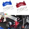 ALBARAY Upgrade Parts Compatible with LOSI for LMT for 4WD 1/8 Solid AXLE Truck LOS04022 Metal Aluminum Alloy Servo Fixed Seat Servo Mount Base LOS241036/LOS24400 (Color : 3) view 3