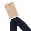 2X 1/12 Men Sweater Vest and Pants, Handmade Doll Clothes, Miniature Clothing Costume for 6" Figures Body Accessories view 2