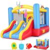 Whubefy Bounce House for Kids 3-6 Big Kids 8-12, 12.6FTx9FT Inflatable Bounce House with Blower Double Slide Obstacle, Indoor Outdoor Blow up Bouncy Castle Jump House for Family Backyard Party Gift view 1