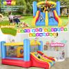 Whubefy Bounce House for Kids 3-6 Big Kids 8-12, 12.6FTx9FT Inflatable Bounce House with Blower Double Slide Obstacle, Indoor Outdoor Blow up Bouncy Castle Jump House for Family Backyard Party Gift view 3