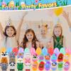 24 Pack Prefilled Easter Eggs with Animal Pop Toys, Filled Easter Eggs for Egg Hunt, Easter Basket Stuffers for Kids,Easter Party Favors Prizes, Prefilled Easter Egg with Toys view 4