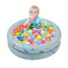 Buachois Inflatable Swimming Pool, Thickened Design Retro Blow Up Swimming Pool, Space Saving Family Cute Style Water Pool for Indoor or Outdoor(Blue) view 1