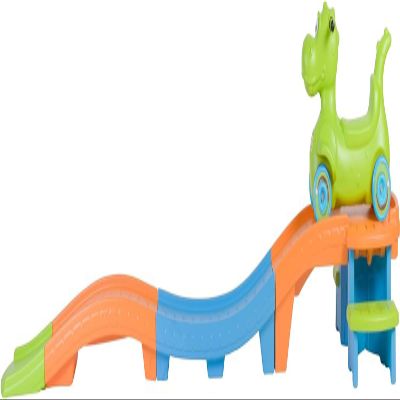 Step2 Dino Dash Up & Down Roller Coaster Kids Ride On Toy, Push Car, Indoor/Outdoor Playset, Made of Durable Plastic, Max Weight 50 lbs., for Toddlers 2-5 Years Old