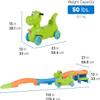 Step2 Dino Dash Up & Down Roller Coaster Kids Ride On Toy, Push Car, Indoor/Outdoor Playset, Made of Durable Plastic, Max Weight 50 lbs., for Toddlers 2-5 Years Old view 2