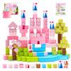 Hiwawind Magnetic Blocks Princess Toys - Easter Basket Stuffers - Princess Castle Building Blocks,Birthday Gifts for Girls, Toys for 3 4 5 6 7 8 Year Old Girls Boys, Preschool Toddlers Travel Toys view 1