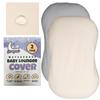 100% Waterproof Baby Lounger Cover - 2-Ply Organic Cotton Slipcovers Keep Your Lounger Clean & Your Baby Comfy - Machine Washable - (Lounger Not Included) - 2-Pack Includes Gray & Off-White view 1