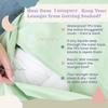 100% Waterproof Baby Lounger Cover - 2-Ply Organic Cotton Slipcovers Keep Your Lounger Clean & Your Baby Comfy - Machine Washable - (Lounger Not Included) - Sage view 3