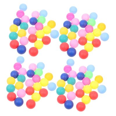CORHAD 150pcs Plastic Seamless Table Tennis Balls Party Game Balls for Raffles Bright Colors Bar Game Props