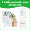 edxeducation Learning Clock Activity Set | 8 Double-Sided Activity Cards and 25 Flashcards | Digital and Analog Teaching Clocks for Kids view 3