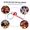 IWOWHERO 2pcs Halloween Head Prop Wrench Halloween Headband Bleeding Effect Creepy Headwear for Party view 3