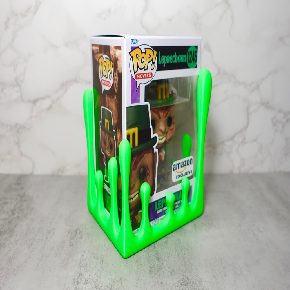 Dripping Slime Inspired Display Case Compatible with Funko Pops Accessory Storage for Collection Hobby