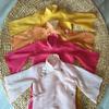 A6 Yellow Blue Ao dai Vietnam No pants Vietnamese Traditional Ao Dai For Women, Ao Dai For Women, Vietnamese Dress For Women, Dress For Women ao dai Tet Lunar New Year (L, Orange) view 2