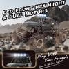 Jiakora RC Cars Remote Control Car 1:12 Off Road Truck, Metal Shell LED Headlights Offroad Monster RC Truck, 4x4 All Terrain Hobby RC Cars Toys for Boys Kids Adults Gifts 8-12 view 2
