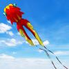 43ft Large Kites for Adults,3D Goldfish Frameless Soft Umbrella Giant Flying Kites,Easy to Fly with 330Ft Kite String in Beach and Amusement Parks-Ages 12+ (Yellow red) view 1