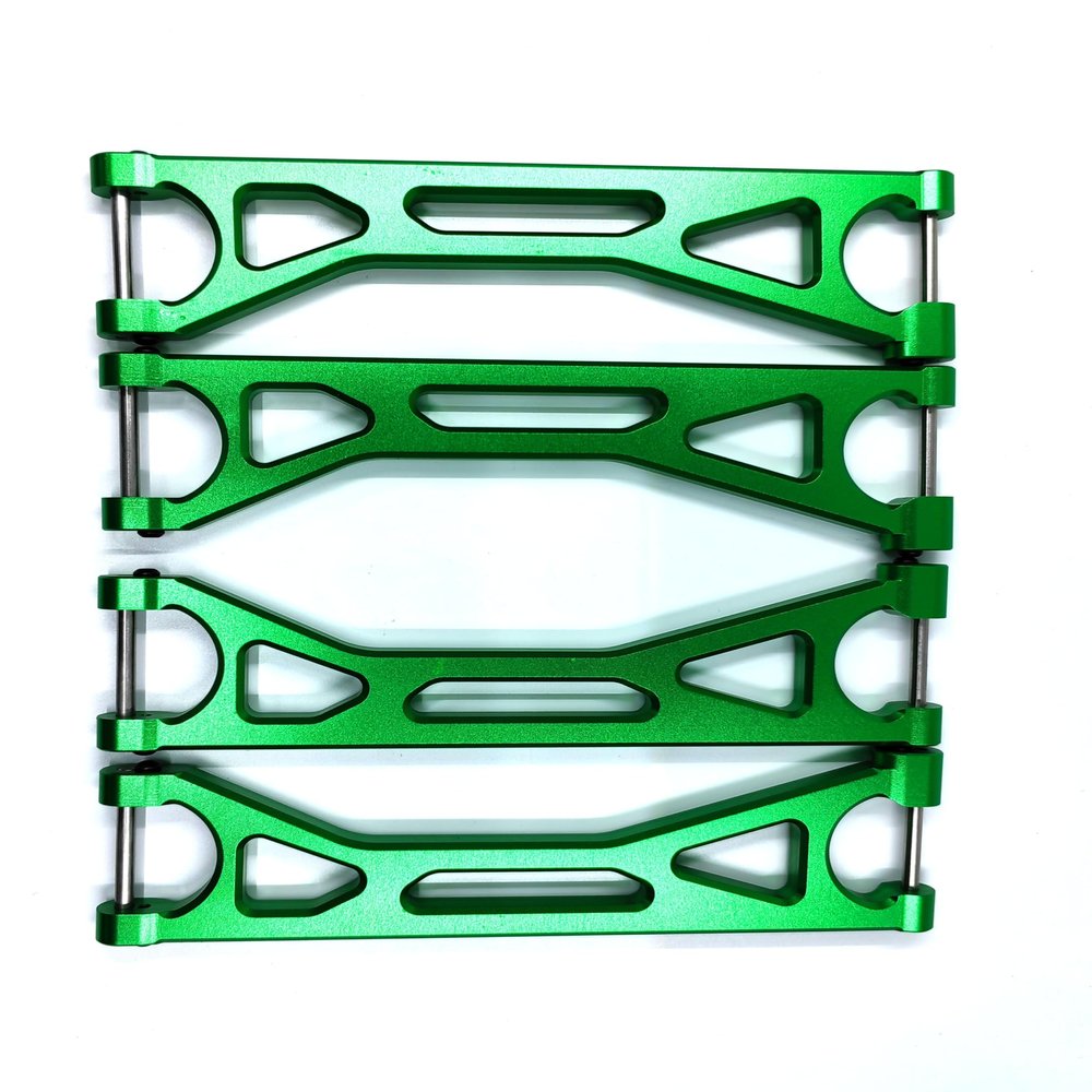 KEBEILEE CNC 7075#Aluminum Upper Suspension Arms for TRAXXAS XRT 1/6 (Green)