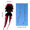 43ft Large Kites for Adults,3D Goldfish Frameless Soft Umbrella Giant Flying Kites,Easy to Fly with 330Ft Kite String in Beach and Amusement Parks-Ages 12+ (Black red) view 3