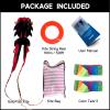 43ft Large Kites for Adults,3D Goldfish Frameless Soft Umbrella Giant Flying Kites,Easy to Fly with 330Ft Kite String in Beach and Amusement Parks-Ages 12+ (Black red) view 4