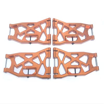 KEBEILEE CNC #7075Aluminum Lower Suspension arms for TRAXXAS XRT 1/6 (Orange)