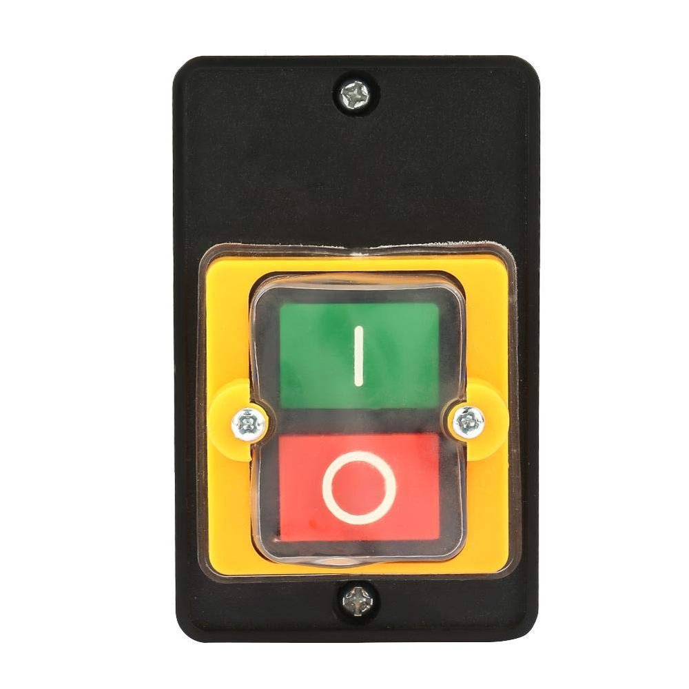 AC220V/380V Push Button10A Waterproof ON/Off Pushbutton Switch Push ButtonON/Off Switch Pushbutton Switch