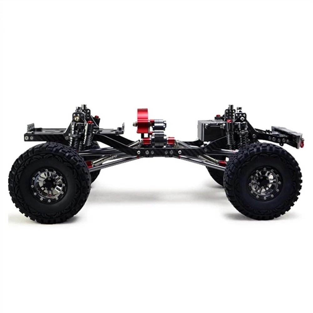 ALBARAY Upgrade Parts Compatible with SCX10 Remote Control Frame Buggy Off-Road Rock Crawler Version RC Truck 1/10 Metal Frame 313mm Wheelbase