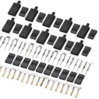 XYWHPGV Servo Wire Plug Connectors for RC JR Futaba Male and Female 10 Pairs(30708 c5703 4d7d2 a7630 9d817 d01c7