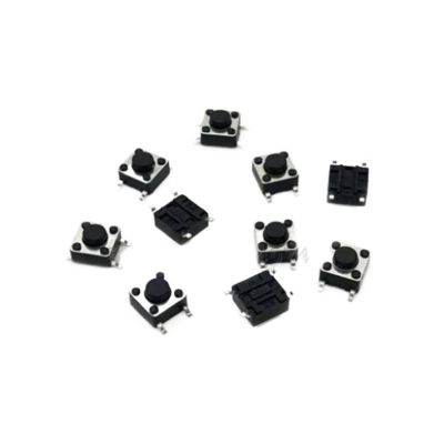 100PCS SMD Switch 6 * 6 * 4.3mm 6 * 6 * 5mm 6mm 7mm 6X6 4Pin Tactile Tact Push Button Micro Switch Self-Reset Switches