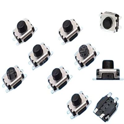 ERNZI 3x4x2.5 H 3x4 Micro Switch Button Tactile Push Button Car Key Switch Button Remote Key 4PIN (Color : 10pcs) (Color : 50pcs)