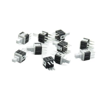 10pcs 5.8 * 5.8 Self-Locking/Reset PCB Keyboard Micro Switch Push Tactile Power Self Lock On/Off Latching Switch 6pin Mini 12V0.1A