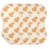 JHKKU Muslin Burp Cloths for Baby Boys and Girls - 1-Pack Ultra Absorbent Cute Capybara Muslin Washcloths, Newborn Towel, Milk Spit Up Rags, Burp Cloth Bib for Unisex, 22 x 11 Inch view 2