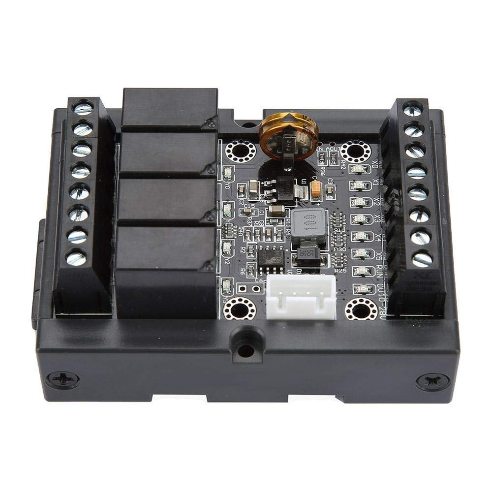 ERNZI Programmable Relay Delay Module,10-28VDC PLC Industrial Control Board,Multifunction Electronic Timer Delay Controller Switch